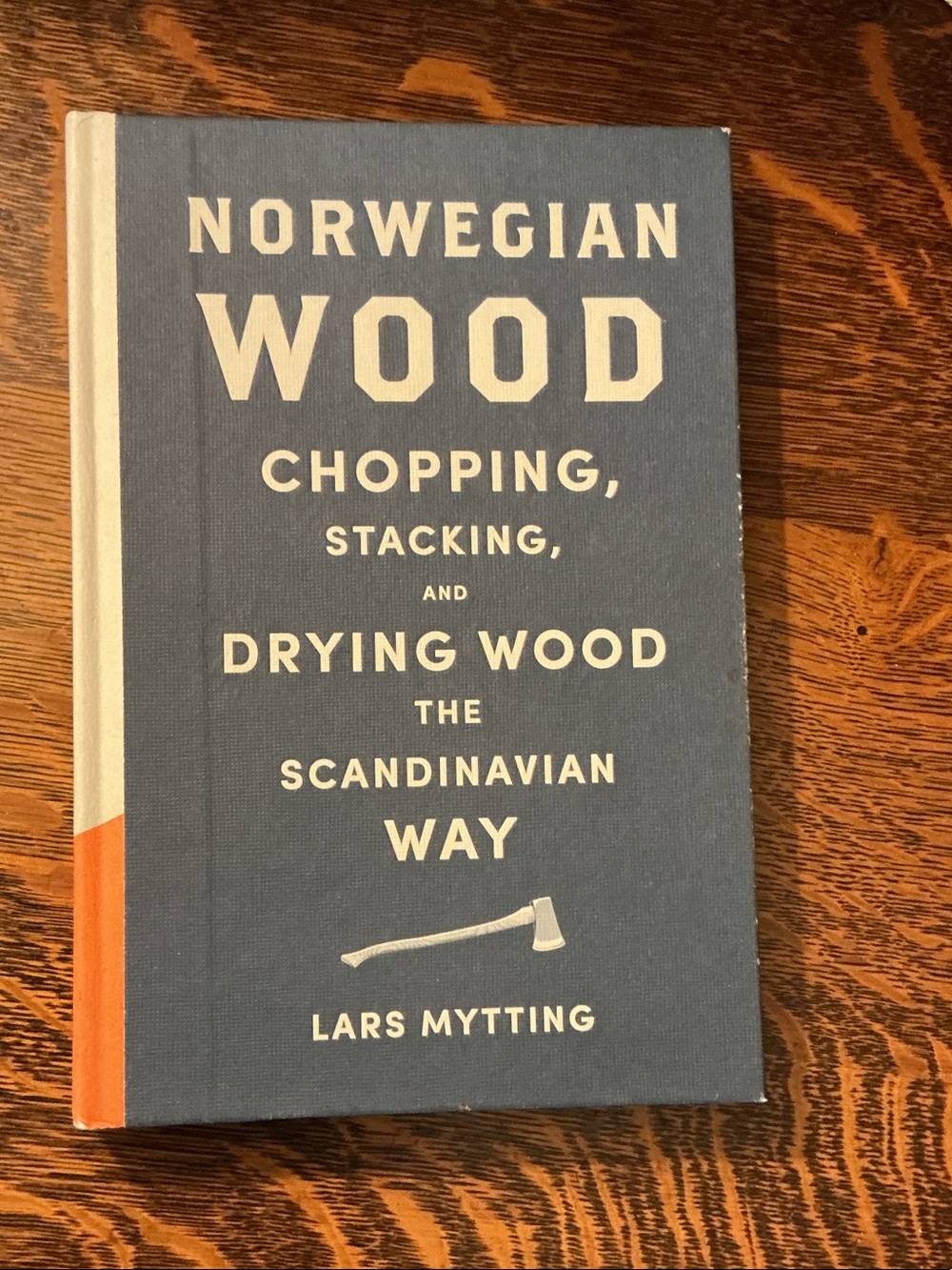 Hardcover Norwegian Wood Chopping Stacking Drying Wood Scandinavian Way Mytting